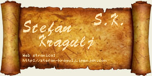 Stefan Kragulj vizit kartica